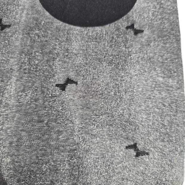 FANCY 미니 나비 패턴 블랙 팬티스타킹 