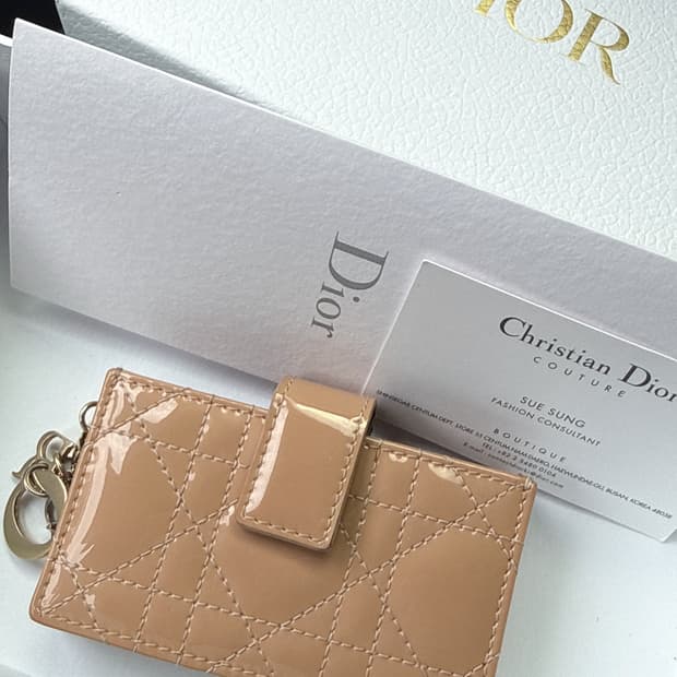 디올 페이던트 카드지갑 정품