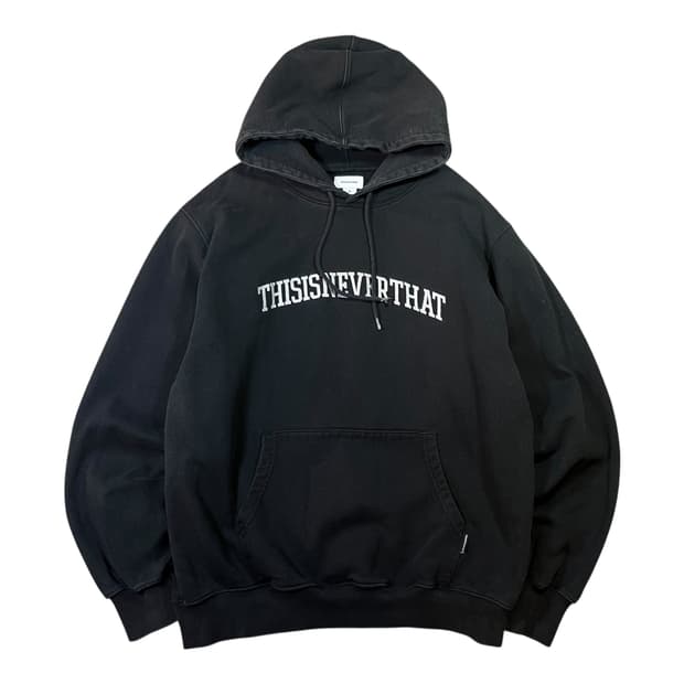 디스이즈네버댓 빅로고 후드티