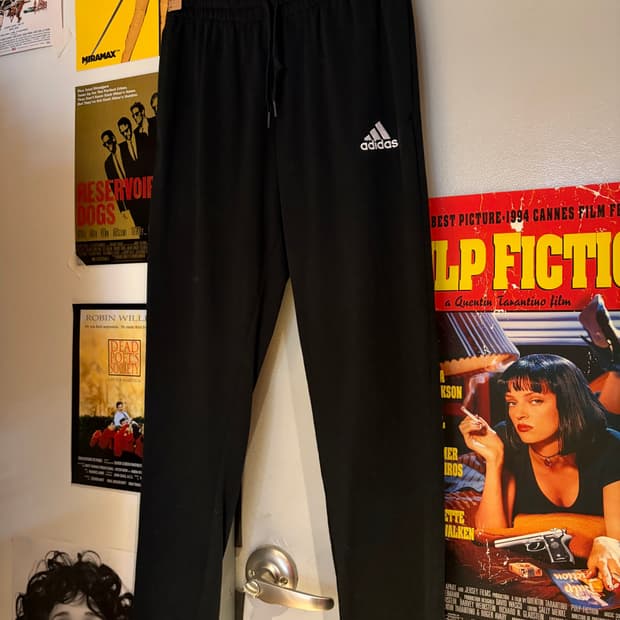 아디다스 자수로고 트레이닝팬츠
