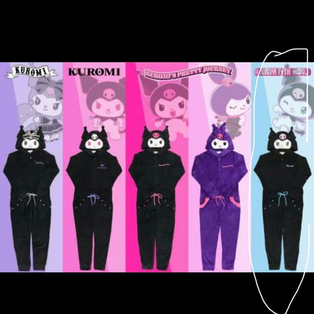 돈키호테 세계 쿠로미 계획화 수면잠옷 키구루미 파자마