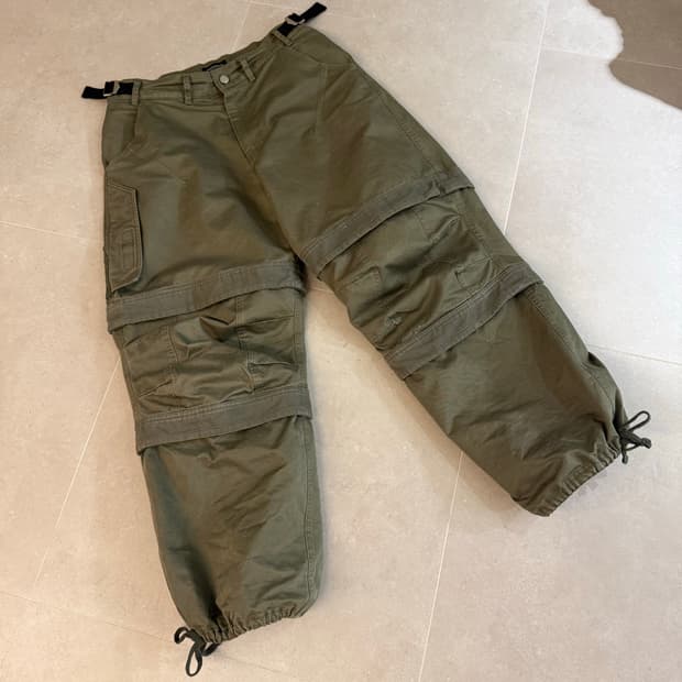 [2] 파 아카이브 레이어드 워크 팬츠 올리브