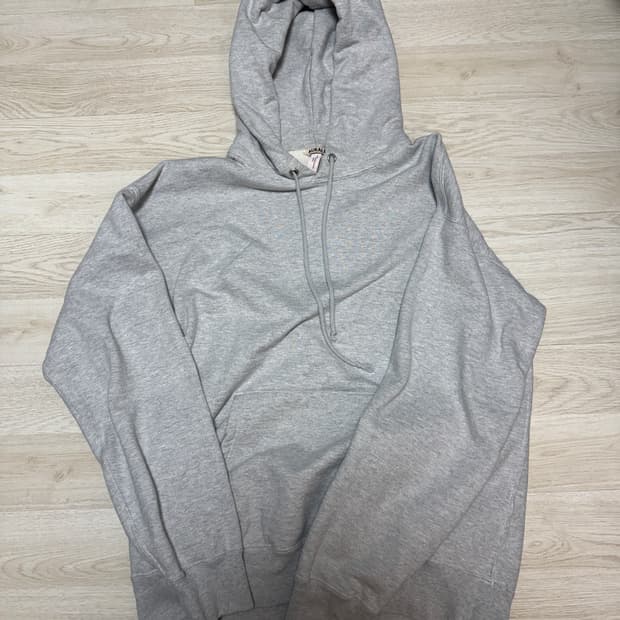 auralee 오라리 그레이 후드 스웻 팝니다