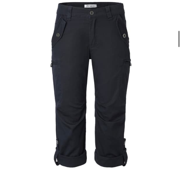 미레코 카프리 카고 팬츠 ROLL-UP CAPRI CARGO PT 네이비