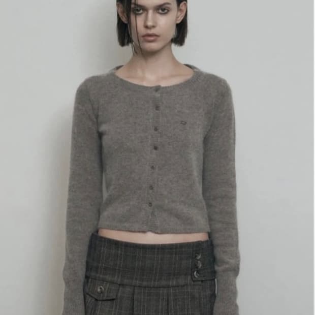 보헤미안서울 헤어리 니트 가디건 hairy cardigan