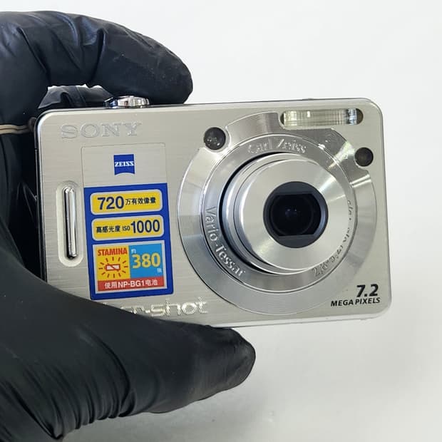 소니 사이버샷 DSC-W55 디카 카메라 저화소 아이브레이