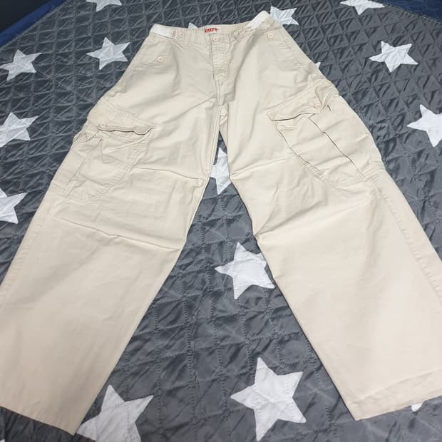 OOT 파라슈트 카고 코튼 와이드 팬츠 (S)