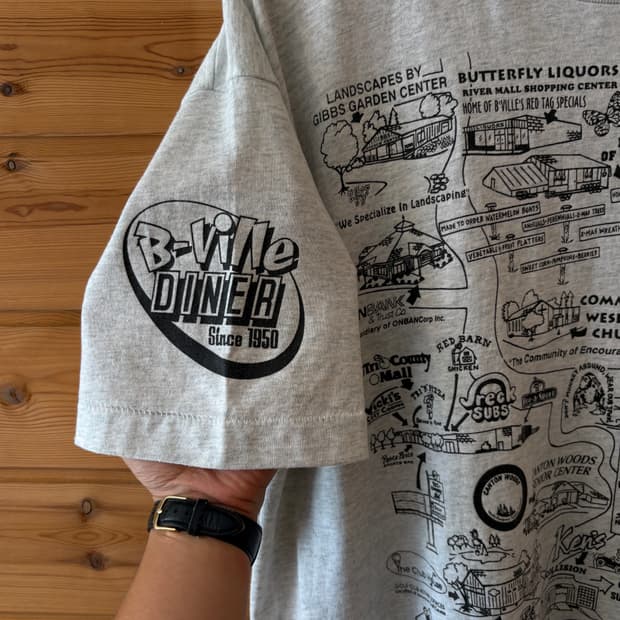 [XL] 90s USA FRUIT B-ville dinner T-shir