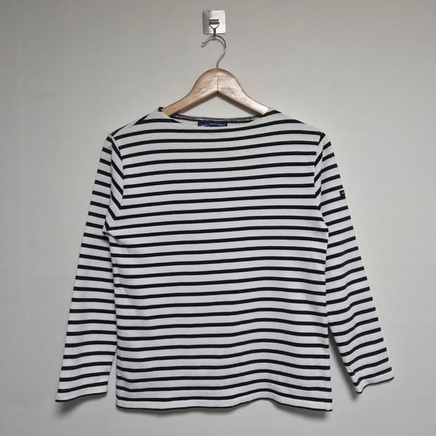 세인트제임스SaintJames 단가라 티셔츠 XS T-198