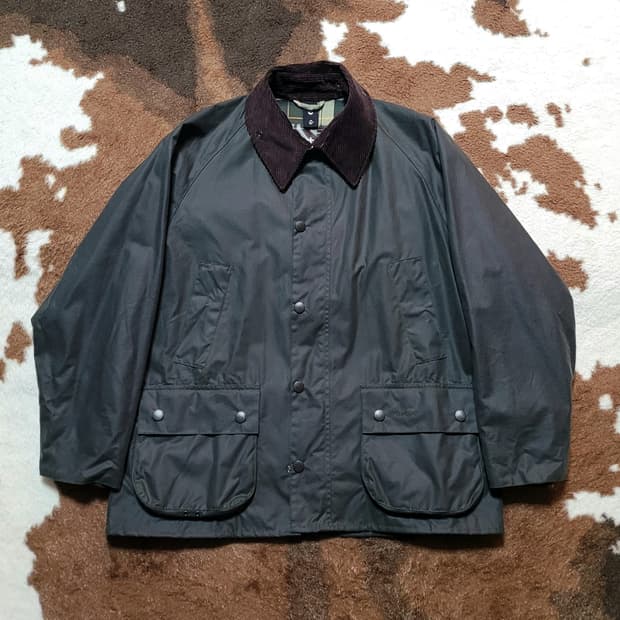 Barbour 남성 클래식 비데일 왁싱자켓(세이지 색상 /C40)