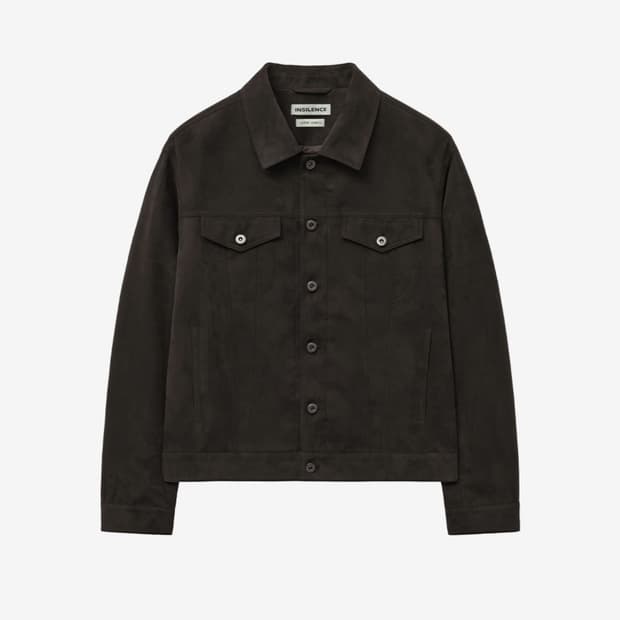 인사일런스 포우 스웨이드 트러커 자켓 BROWN L사이즈