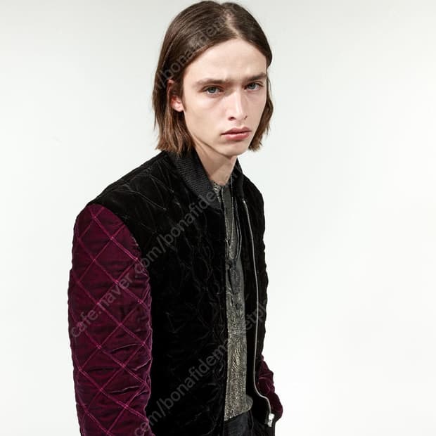 생로랑 벨벳 테디자켓 48