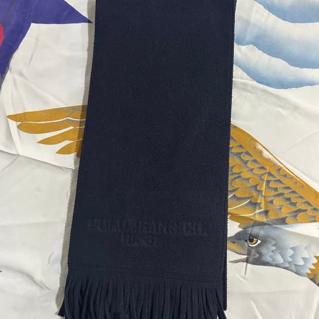 폴로진스RL67 네이비머플러