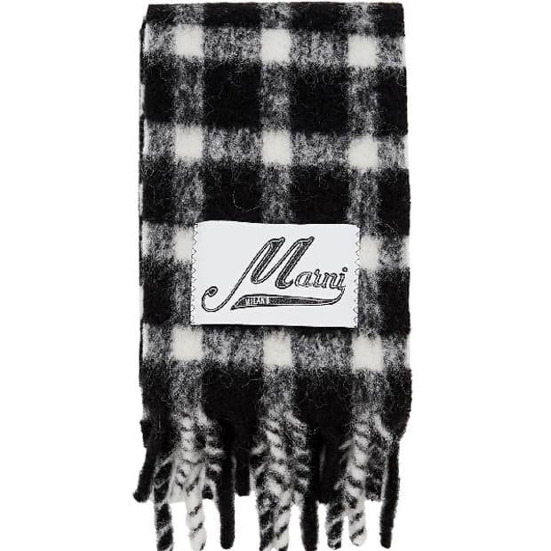 마르니 체크 머플러