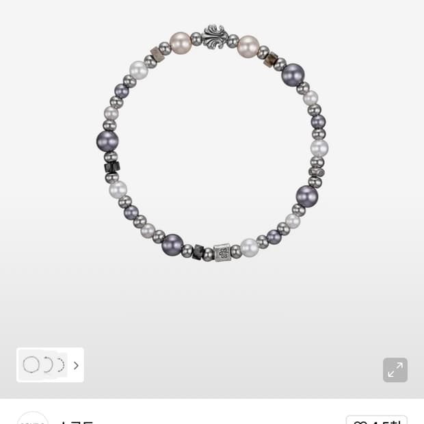 스쿠도 팔찌 shell multi pearl beads bracelet