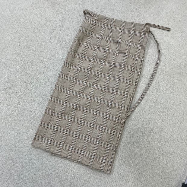 S 에잇세컨즈 여성 체크 스커트 0402M