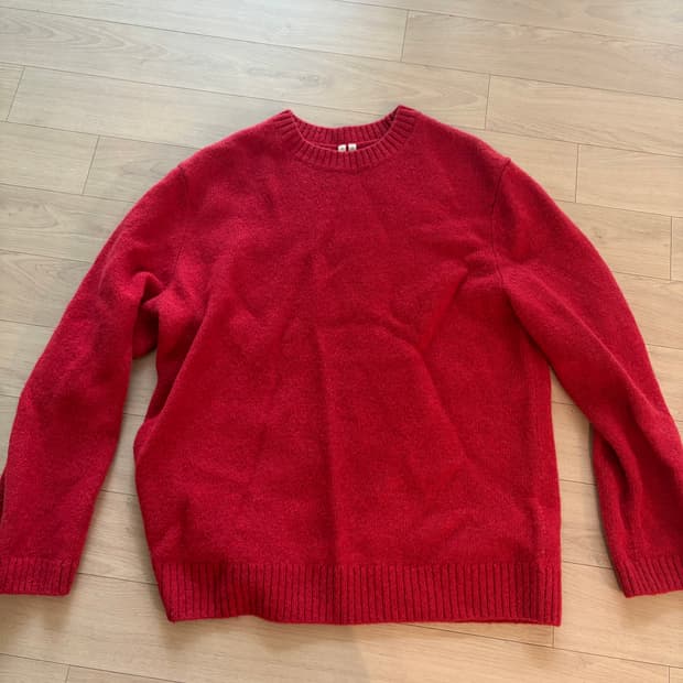 아르켓 레드 니트 스웨터