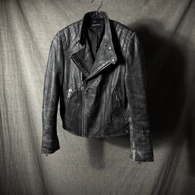 쟈딕앤볼테르 워싱 레더 자켓