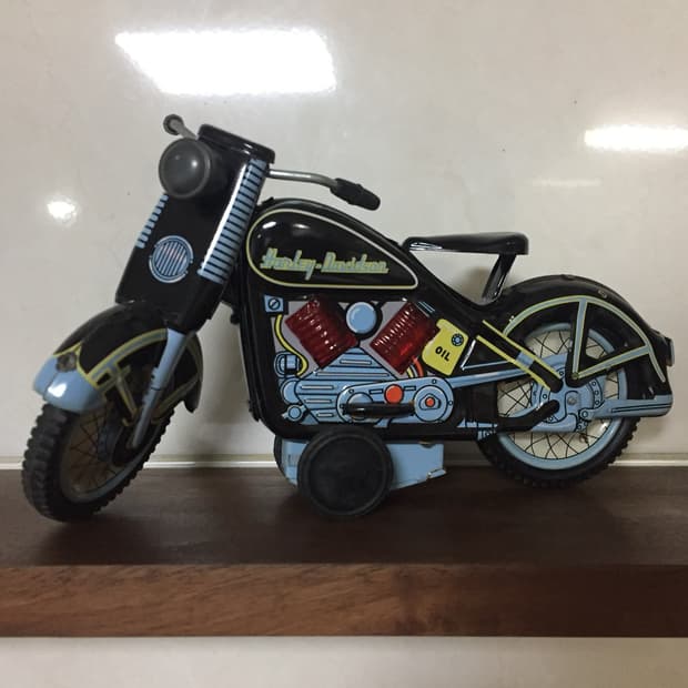 Xonex 1:8 Harley Davidson 1950s Tin Toy