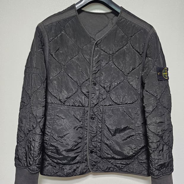 스톤아일랜드 나일론&코튼 리버시블 퀼팅 자켓