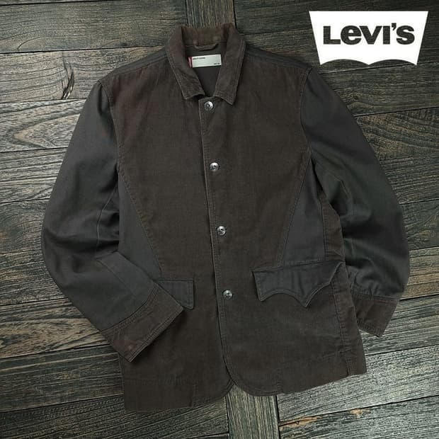 [리바이스] 아메카지 빈티지 코듀로이 자켓 브라운 M19281