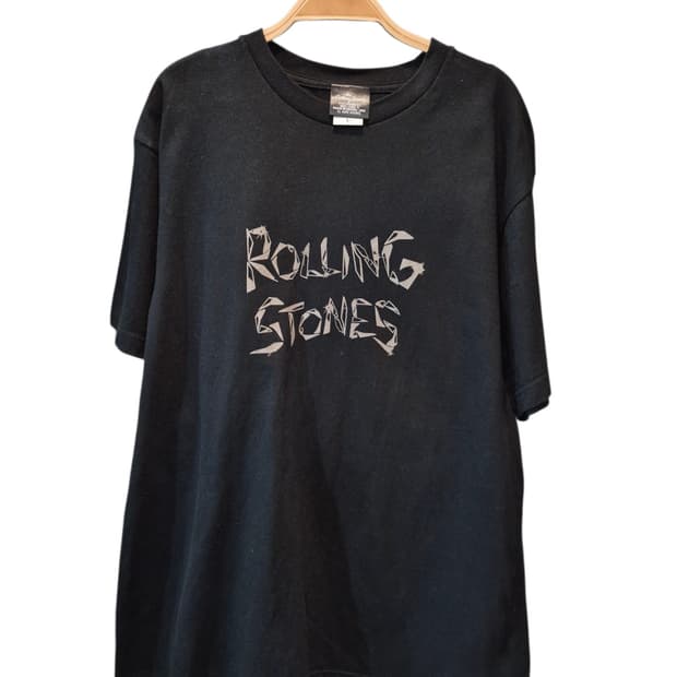 롤링스톤즈 블랙 반팔 티셔츠