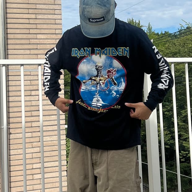 IRON MAIDEN 락 롱슬리브