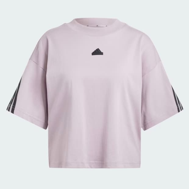 (새상품)아디다스 퓨처 아이콘 반팔티 라벤더 퍼플 선물가능