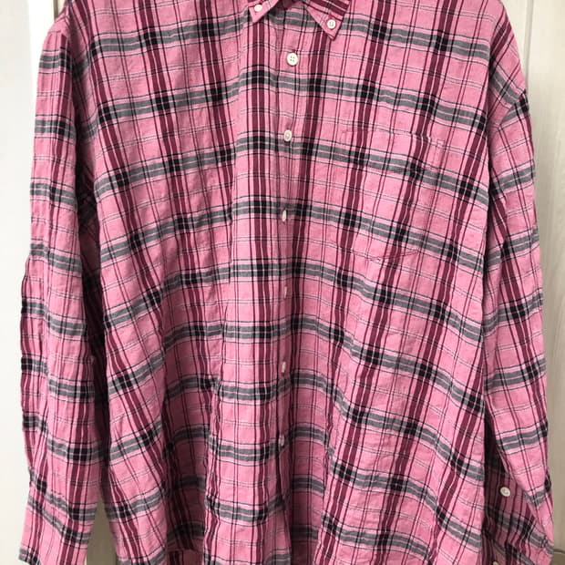 [46]아워레가시 버로우드 셔츠 핑크