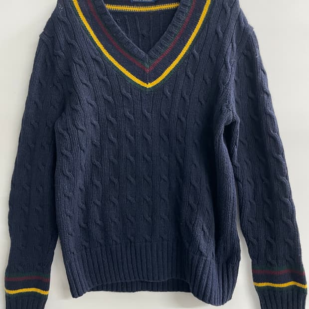 폴로 랄프로렌 크리켓 니트 네이비 S