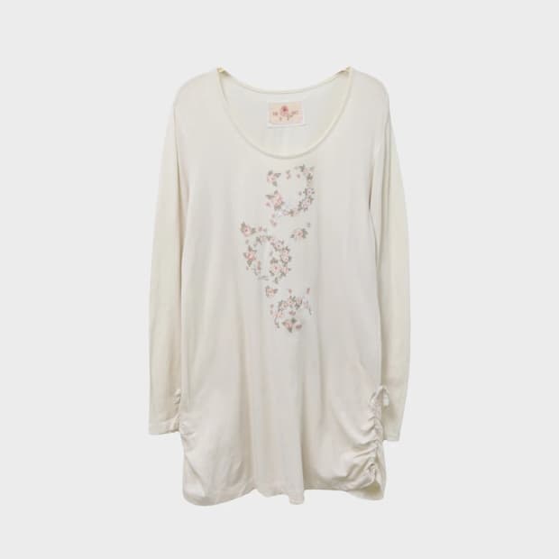 핑크 하우스 셔링 긴팔 티셔츠 67190