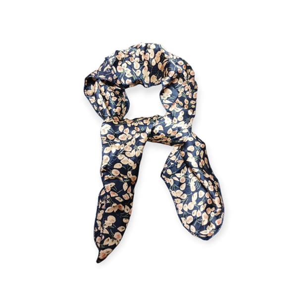 잔꽃무늬 쁘띠 실크스카프