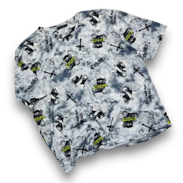 펑크 JEANING WILD 테디 베어 지뢰계 반팔 티셔츠