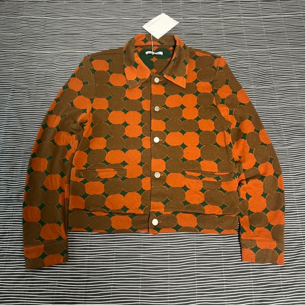 친다운(Chindown) 코튼 트러커 자켓 오렌지 (미사용)