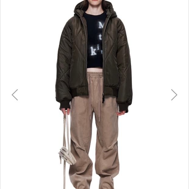 마뗑킴 코듀로이 밴딩 팬츠 베이지 L