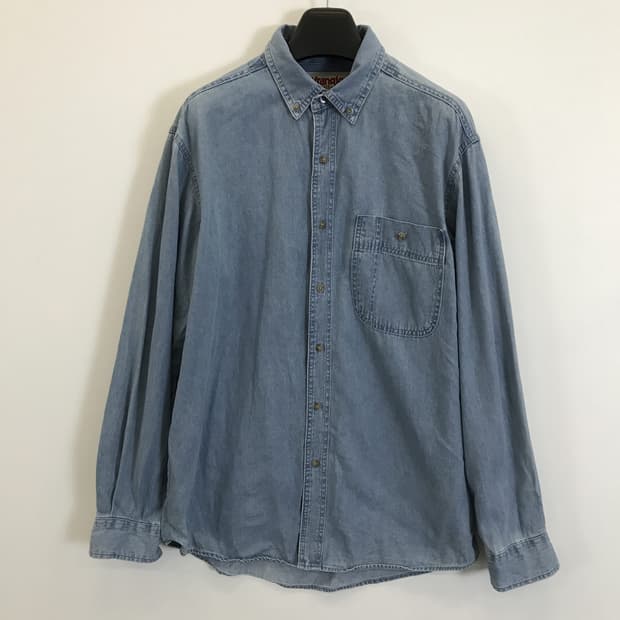 랭글러 Wrangler 웨스턴 데님셔츠 [L]