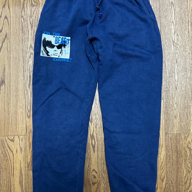 도넛리벤지 핑거프레스 스웻팬츠