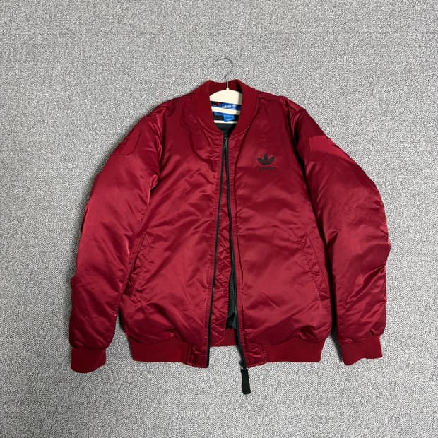 아디다스 파이어버드 봄버자켓 버건디 90