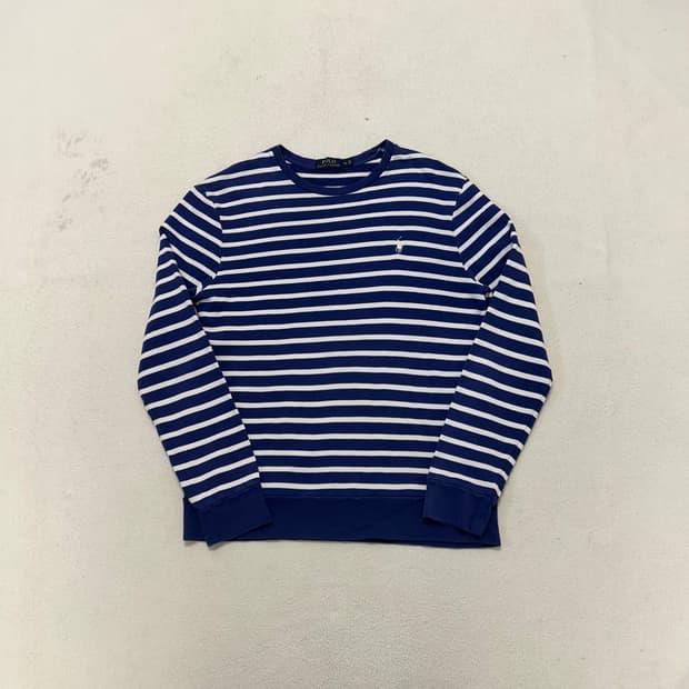 폴로 스트라이프 니트