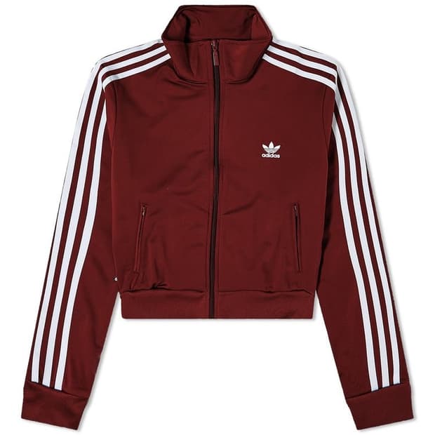 아디다스 아디컬러 파이어버드 트랙 자켓 쉐도우 레드 (버건디)