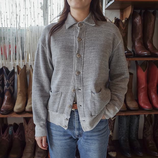 Warehouse Sweat Cardigan