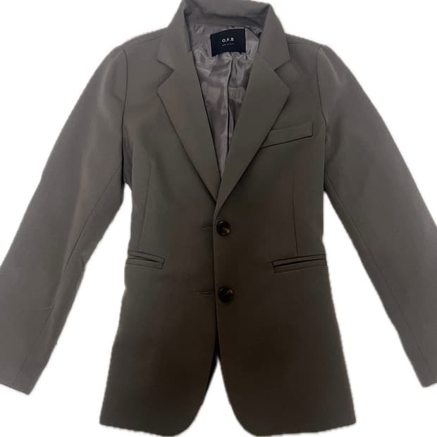 빈티지 베이직 자켓 모카색