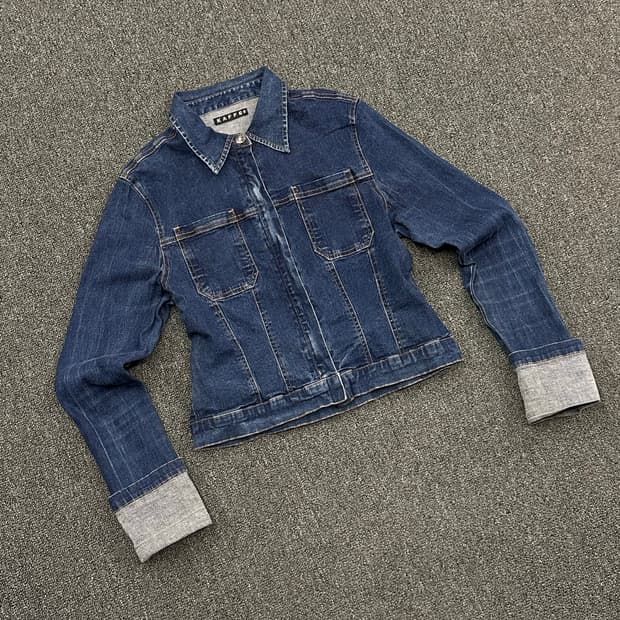 M)KAFFE 빈티지 여성 데님 자켓