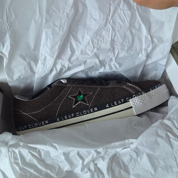 컨버스xPATTA 원스타 4 리프 클로버 브라운 275mm