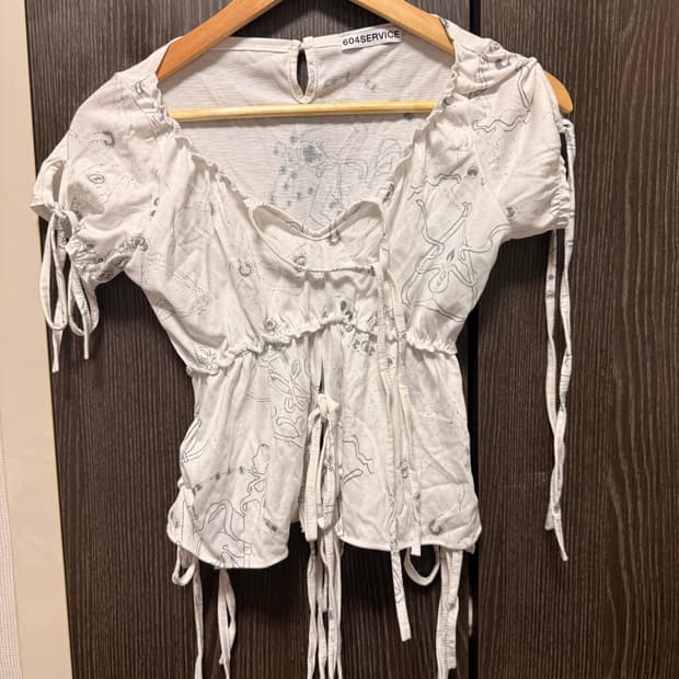 604service 매듭 반팔 티셔츠 