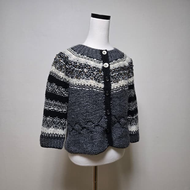 모스키노 알파카 가디건