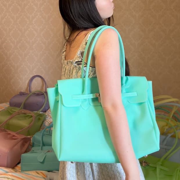 [당일발송] 젤리백 라지 🩵💚