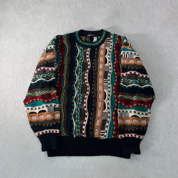 105 빈티지 쿠지맛 케이블 니트