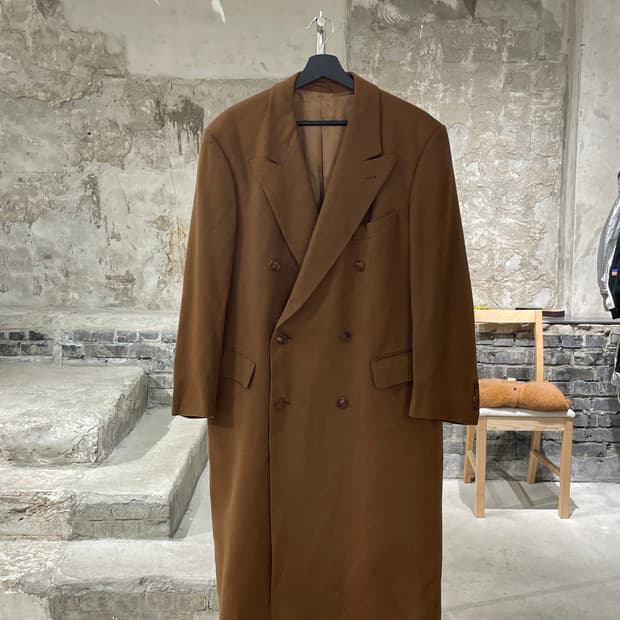 에두아르트 드레슬러 브라운 클래식 캐시미어 코트