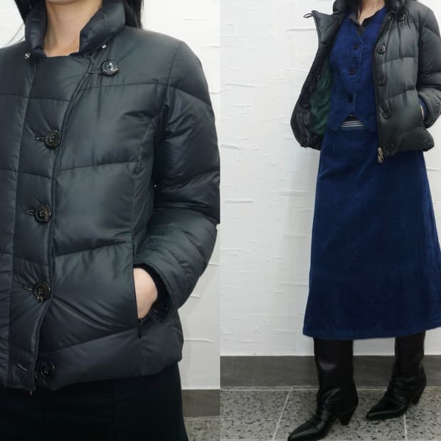Buttons midnight puffer